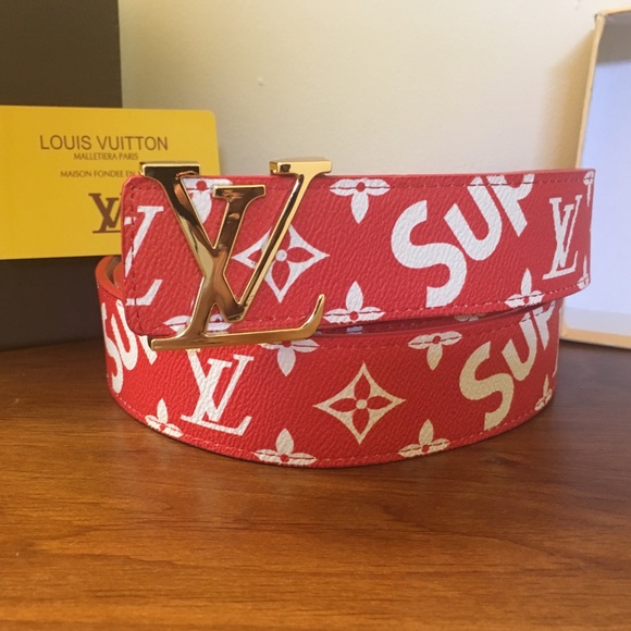 loui vuitton supreme belt